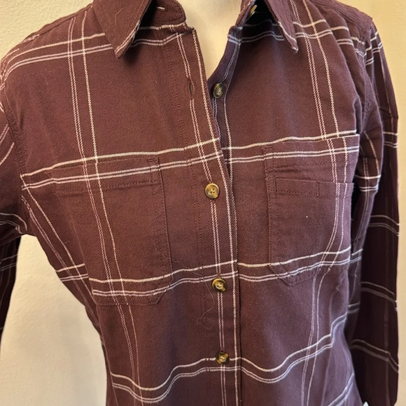 CARHARTT Women’s Flannel Shirt Sz XS (0/2) - Picture 4 of 13